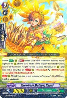 Sunwheel Maiden, Rauni - G-BT08: Absolute Judgment - Cardfight Vanguard card
