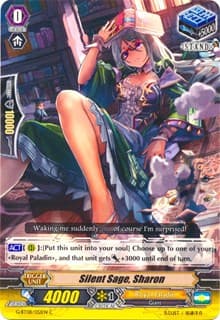 Silent Sage, Sharon - G-BT08: Absolute Judgment - Cardfight Vanguard card
