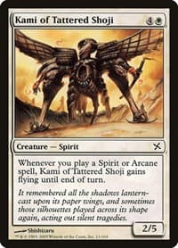 Kami of Tattered Shoji - Betrayers of Kamigawa - Magic: The Gathering card