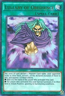 Lullaby of Obedience - Duelist Pack: Rivals of the Pharaoh - YuGiOh card