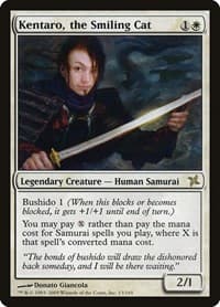 Kentaro, the Smiling Cat - Betrayers of Kamigawa - Magic: The Gathering card