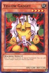 Yellow Gadget - Duelist Pack: Rivals of the Pharaoh - YuGiOh card