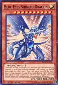 Blue-Eyes Shining Dragon - Duelist Pack: Rivals of the Pharaoh - YuGiOh card