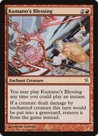 Kumano's Blessing - Betrayers of Kamigawa - Magic: The Gathering card