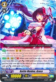 Battle Maiden, Azusa - G-BT08: Absolute Judgment - Cardfight Vanguard card