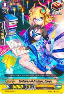 Goddess of Fruition, Carpo - G-BT08: Absolute Judgment - Cardfight Vanguard card