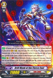 Drill Monk of the Fierce Foot - G-BT08: Absolute Judgment - Cardfight Vanguard card