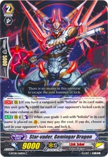 Star-vader, Gemingar Dragon - G-BT08: Absolute Judgment - Cardfight Vanguard card