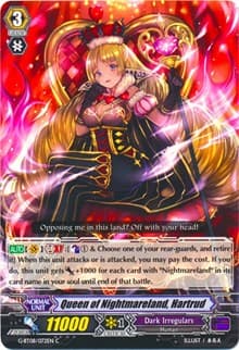 Queen of Nightmareland, Hartrud - G-BT08: Absolute Judgment - Cardfight Vanguard card