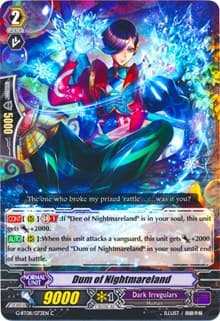 Dum of Nightmareland - G-BT08: Absolute Judgment - Cardfight Vanguard card