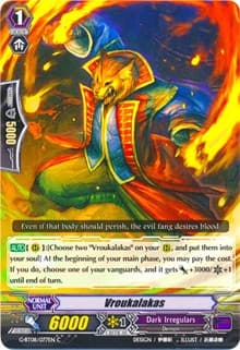 Vroukalakas - G-BT08: Absolute Judgment - Cardfight Vanguard card