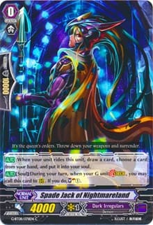 Spade Jack of Nightmareland - G-BT08: Absolute Judgment - Cardfight Vanguard card