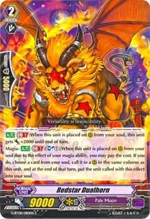 Redstar Dualhorn - G-BT08: Absolute Judgment - Cardfight Vanguard card