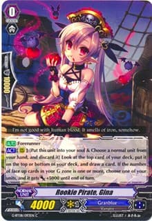 Rookie Pirate, Gina - G-BT08: Absolute Judgment - Cardfight Vanguard card