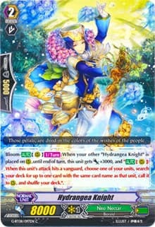Hydrangea Knight - G-BT08: Absolute Judgment - Cardfight Vanguard card