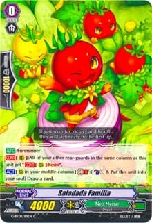 Saladada Familia - G-BT08: Absolute Judgment - Cardfight Vanguard card