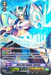 Blue Sky Knight, Altmile (SP) - G-BT08: Absolute Judgment - Cardfight Vanguard card