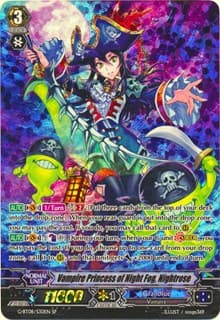 Vampire Princess of Night Fog, Nightrose (SP) - G-BT08: Absolute Judgment - Cardfight Vanguard card