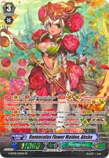 Ranunculus Flower Maiden, Ahsha (SP) - G-BT08: Absolute Judgment - Cardfight Vanguard card