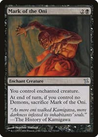Mark of the Oni - Betrayers of Kamigawa - Magic: The Gathering card