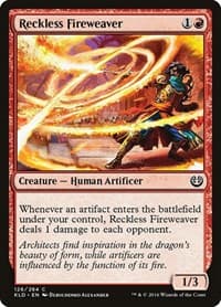 Reckless Fireweaver - Kaladesh - Magic: The Gathering card