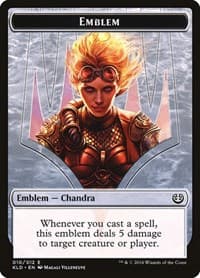 Emblem - Chandra, Torch of Defiance - Kaladesh - Magic: The Gathering card