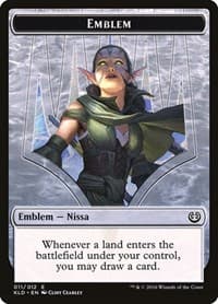Emblem - Nissa, Vital Force - Kaladesh - Magic: The Gathering card