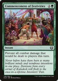 Commencement of Festivities - Kaladesh - Magic: The Gathering card