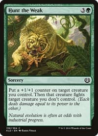 Hunt the Weak - Kaladesh - Magic: The Gathering card