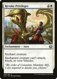 Revoke Privileges - Kaladesh - Magic: The Gathering card