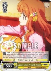 Sunset Glow Present, Kirari - The iDOLM@STER Cinderella Girls - Weiss Schwarz card