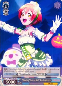 "Dancing Stars on Me!" Rin Hoshizora - Love Live! Vol. 2 - Weiss Schwarz card