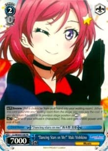 "Dancing Stars on Me!" Maki Nishikino - Love Live! Vol. 2 - Weiss Schwarz card
