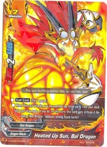 Heated Up Sun, Bal Dragon - Four Dimensions - Future Card BuddyFight card