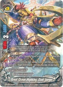 Great Ocean Highking, Duel Jaeger - Four Dimensions - Future Card BuddyFight card