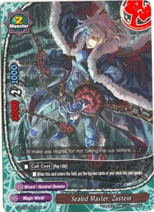 Sealed Master, Zustein - Four Dimensions - Future Card BuddyFight card