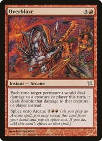 Overblaze - Betrayers of Kamigawa - Magic: The Gathering card
