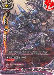 Bequeathed Despair, Testament - Four Dimensions - Future Card BuddyFight card