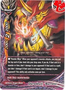 Daredevil, "Barrett" - Four Dimensions - Future Card BuddyFight card