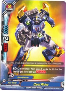 Card Rhino - Four Dimensions - Future Card BuddyFight card