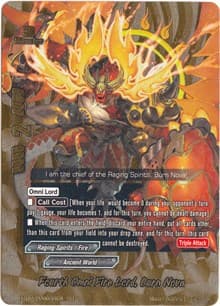 Fourth Omni Fire Lord, Burn Nova (BR) - Four Dimensions - Future Card BuddyFight card