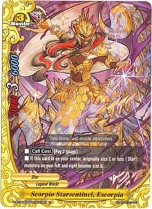 Scorpio Starsentinel, Escorpia - Four Dimensions - Future Card BuddyFight card
