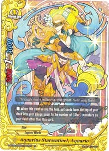 Aquarius Starsentinel, Aquario - Four Dimensions - Future Card BuddyFight card