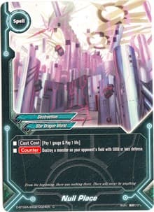Null Place - Four Dimensions - Future Card BuddyFight card