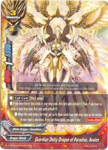 Guardian Deity Dragon of Paradise, Avalon - Four Dimensions - Future Card BuddyFight card