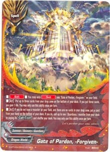Gate of Pardon, -Forgiven- - Four Dimensions - Future Card BuddyFight card