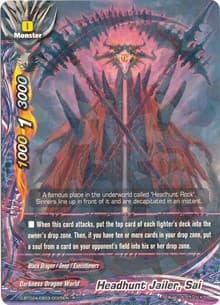Headhunt Jailer, Sai - Four Dimensions - Future Card BuddyFight card