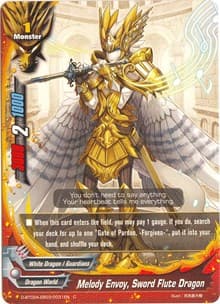 Melody Envoy, Sword Flute Dragon - Four Dimensions - Future Card BuddyFight card