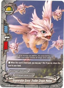 Regeneration Envoy, Feather Dragon Mellow - Four Dimensions - Future Card BuddyFight card