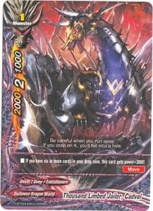 Thousand Limbed Jailer, Cadval - Four Dimensions - Future Card BuddyFight card